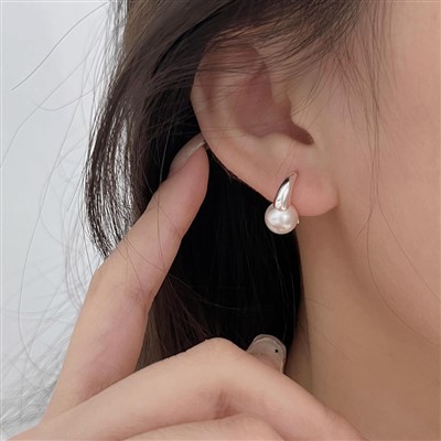 925 kumush marvaridli sirg'alar